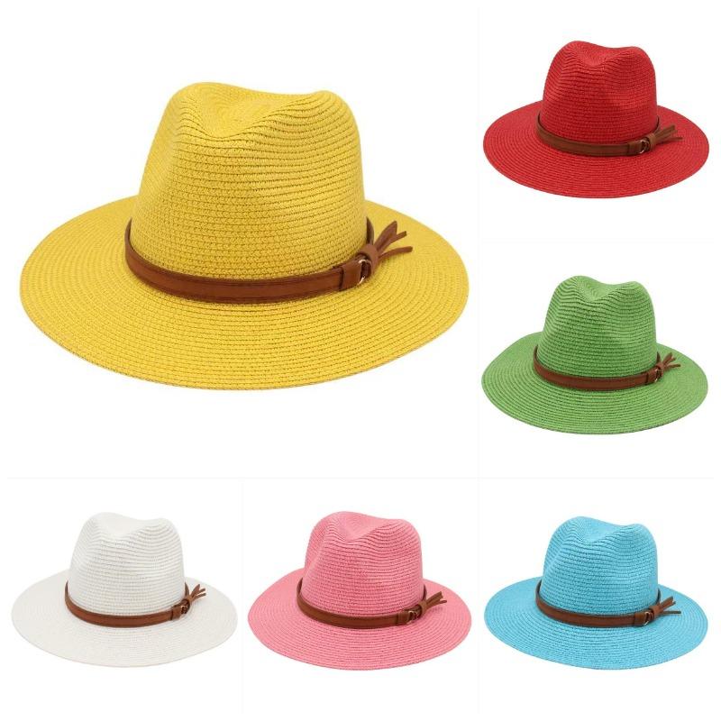 Bucket Hat Straw - Spring and Summer Panama Hat with